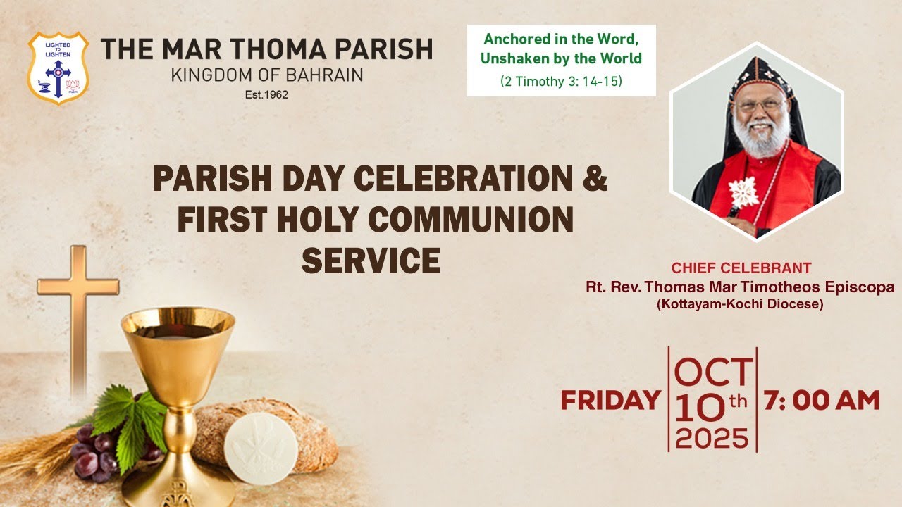 PARISH DAY CELEBRATION & FIRST HOLY COMMUNION SERVICE
