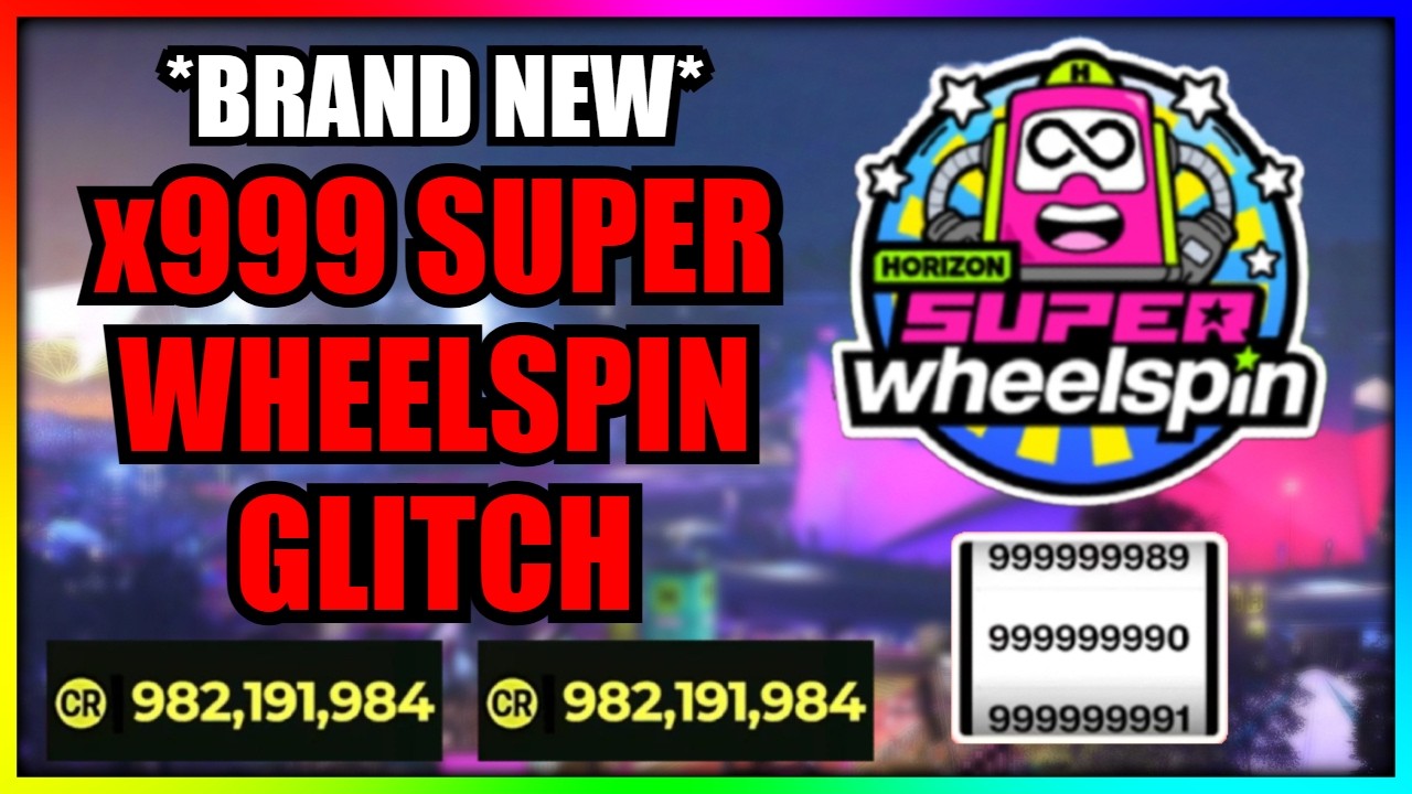 *NEW BROKEN* UNLIMITED EVERYTHING GLITCH! WHEELSPINS/XP/CREDIT FARM! FORZA HORIZON 6 MONEY GLITCH!
