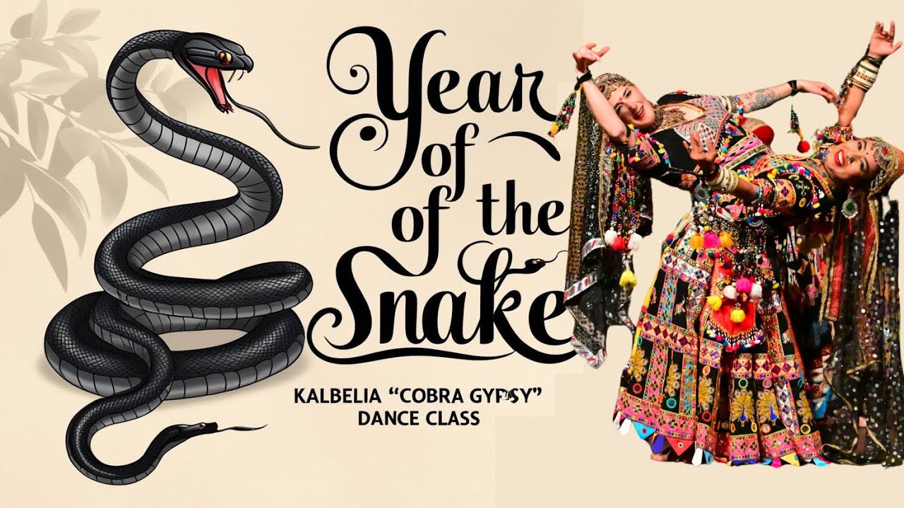 Year of the Snake | Kalbelia &ldquo;Cobra Gypsy&rdquo; Dance | FREE Trial Class