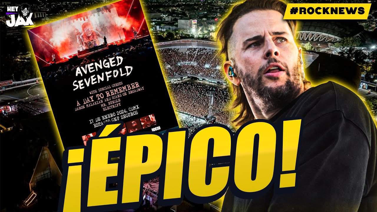 ASÍ FUE AVENGED SEVENFOLD en CIUDAD DE MÉXICO 2026, Estadio GNP  ¡BORRARON LOS ABUCHEOS! #HeyJax