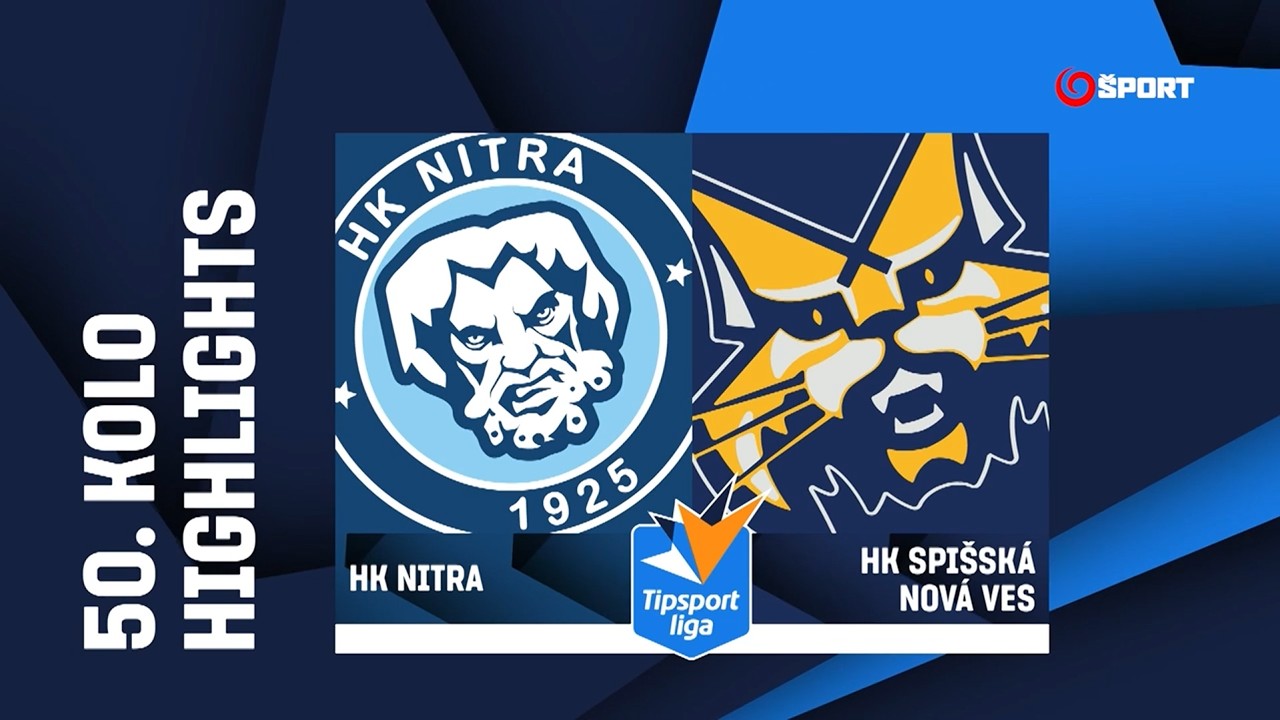 50. kolo: HK Nitra - HK Spišská Nová Ves 5:3 (2:2, 3:0, 0:1)