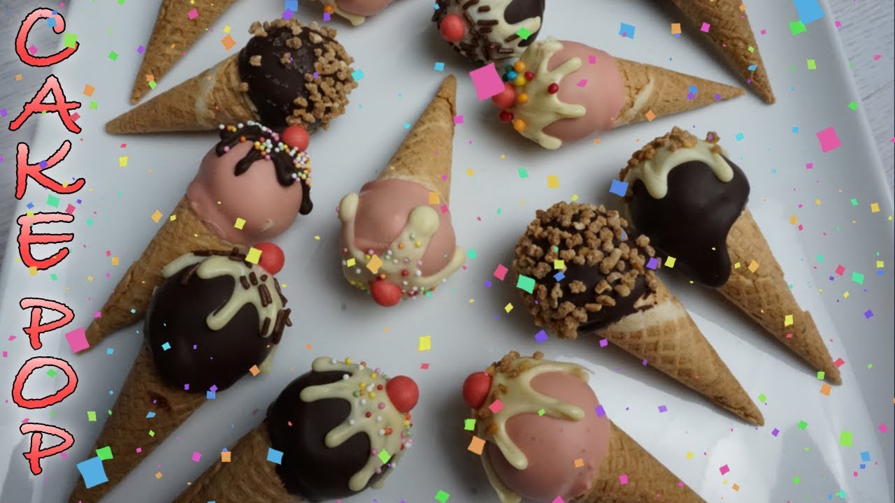 MINI CONITOS helado CAKEPOPS