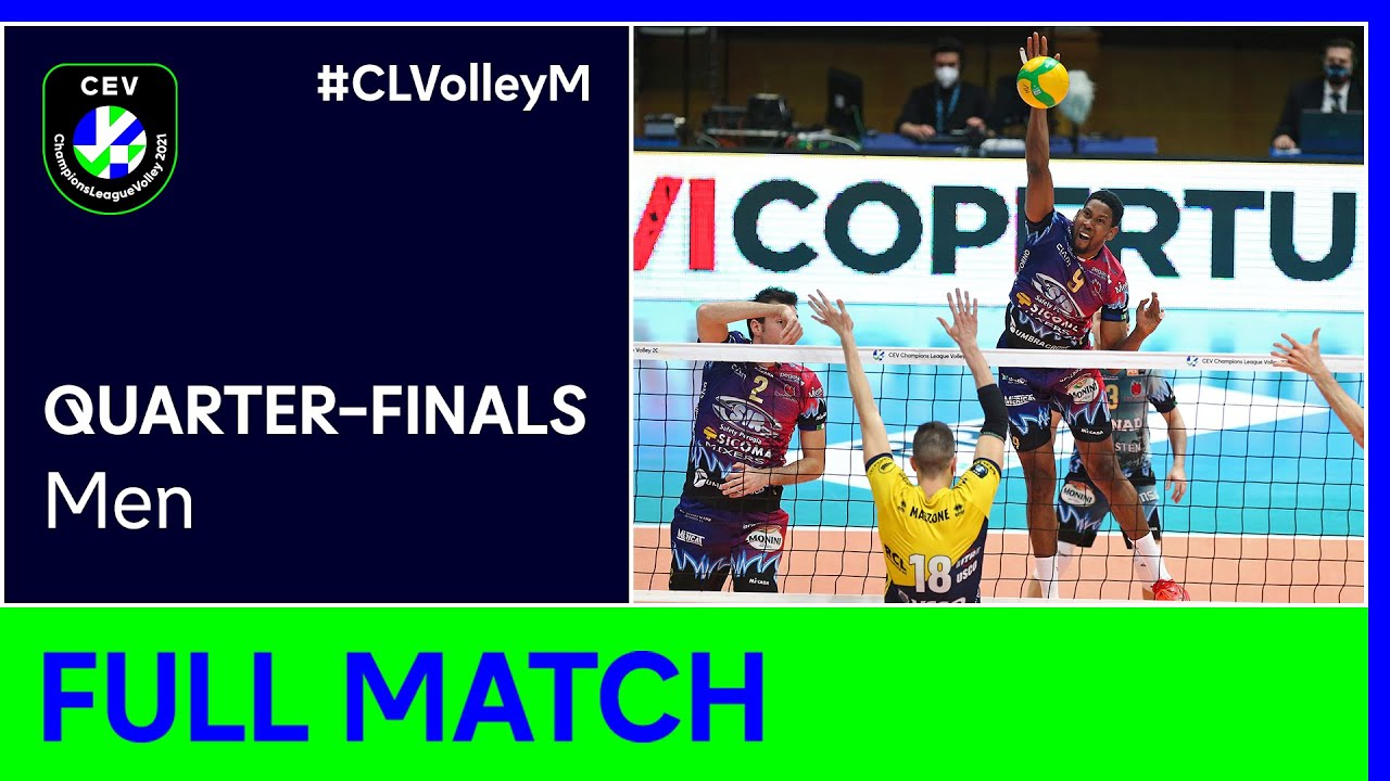 Sir Sicoma Monini PERUGIA vs. Leo Shoes MODENA - CEV Champions League Volley 2021 Men QF