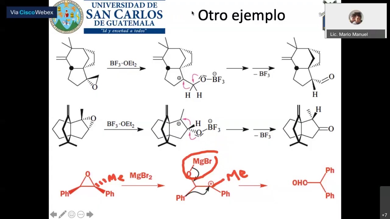 Sesión 23 QOIII Transposición Pinacólica, Semipinacólica
