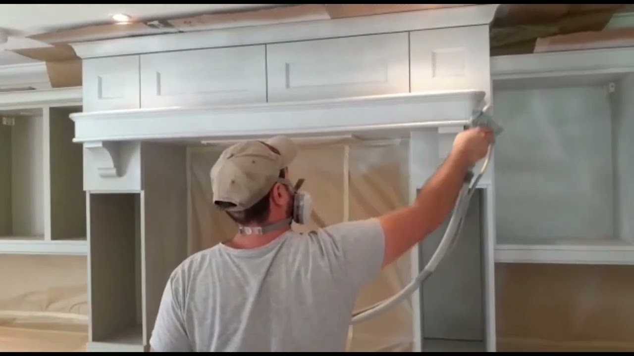 Spray Painting Kitchen Cabinets - Three Counties Kitchen Spraying UK