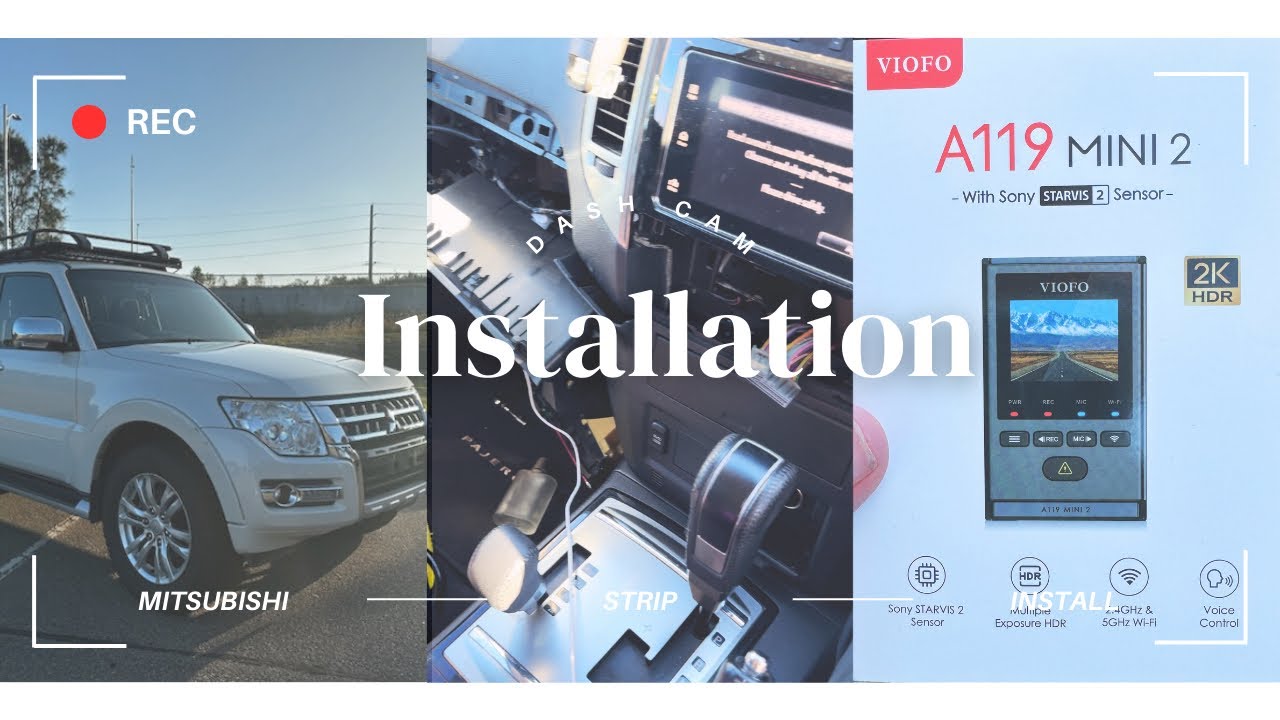 How To Install A Dash Camera | A Step By Step DIY Guide - Mitsubishi Pajero