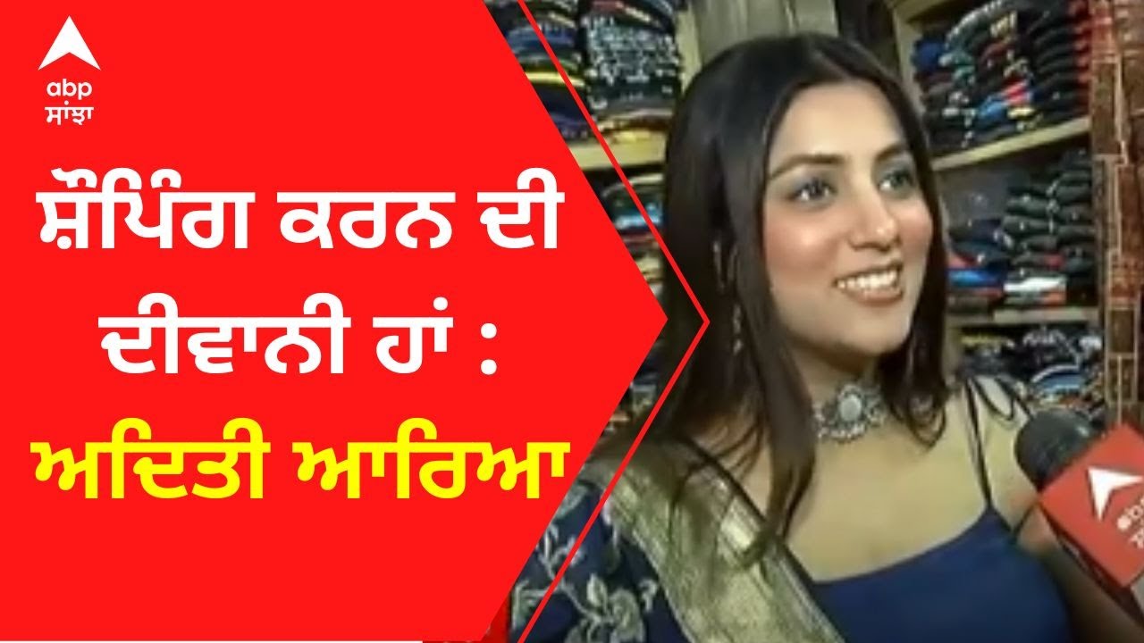 Day Out With Aditi Aarya | Punjabi Actress | Shopping Interview | ABP Sanjha