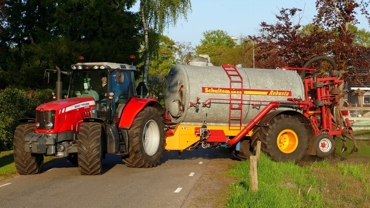 Massey Ferguson 6480 + Schuitemaker | Bouwland bemesten | de Weerd Elspeet | Injection slurry