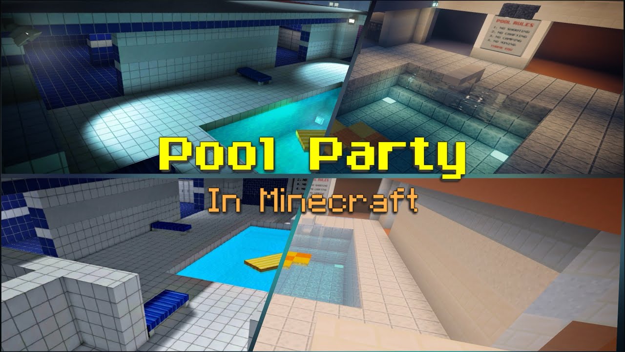 Pixel gun 3D pool party in Minecraft?
