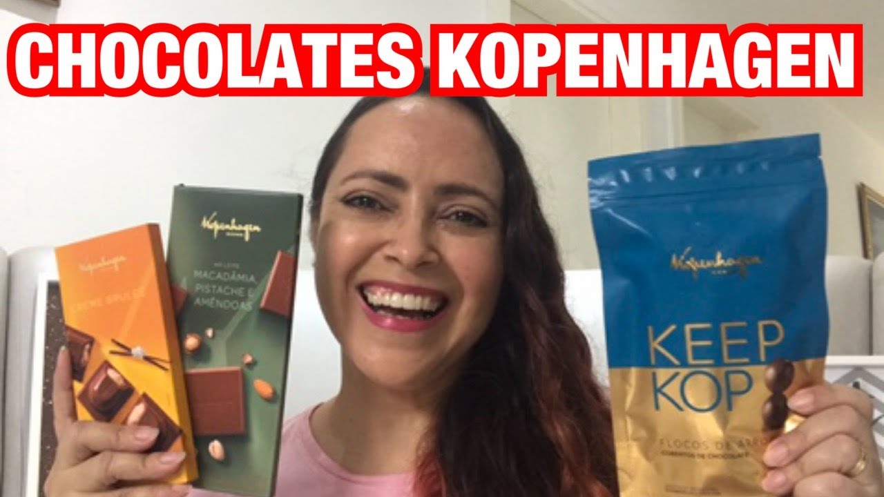 PROVANDO CHOCOLATES KOPENHAGEN COM SABORES DIFERENTES! MACADÂMIA, CRÈME BRULÉE E KEEP KOP!