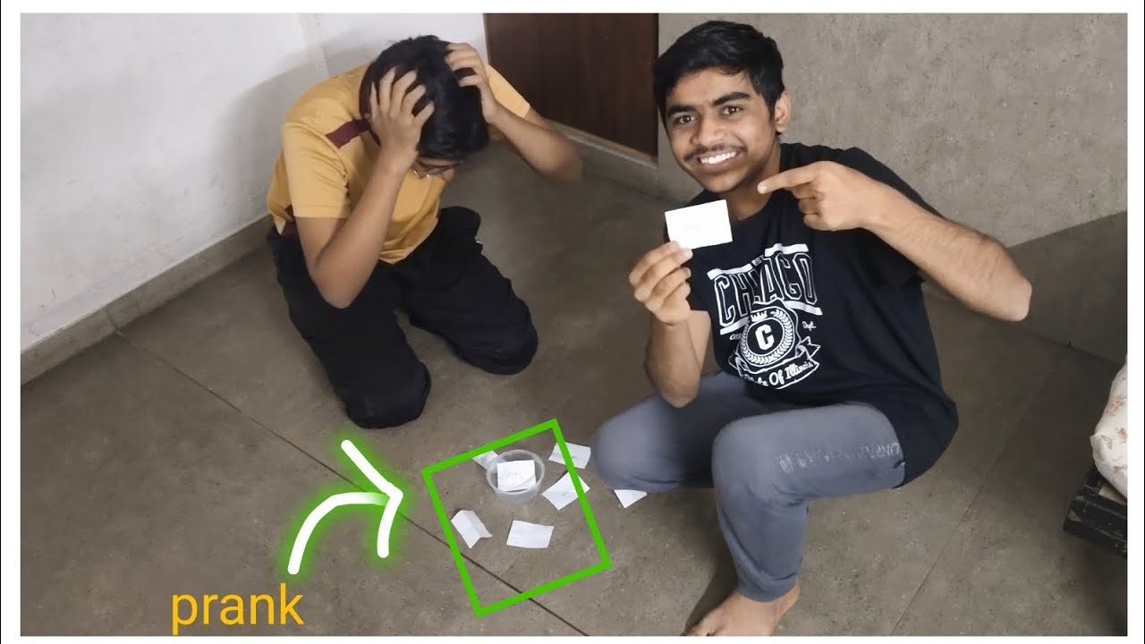 Prank kar diya.