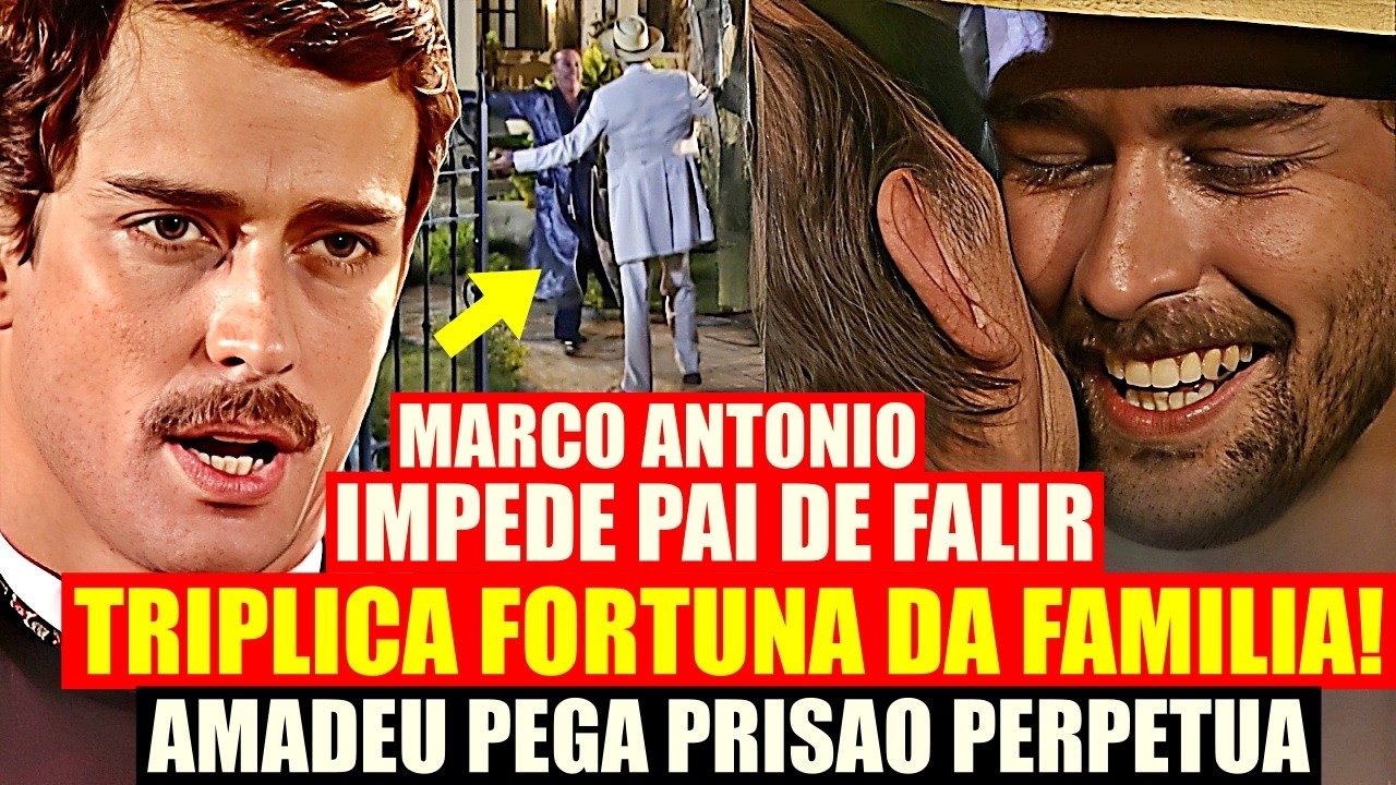 TERRA NOSTRA: RESUMO SEXTA 06/03 - Marco IMPEDE Pai de FALIR! FICA MAIS RICO! Janete CHORA de INVEJA