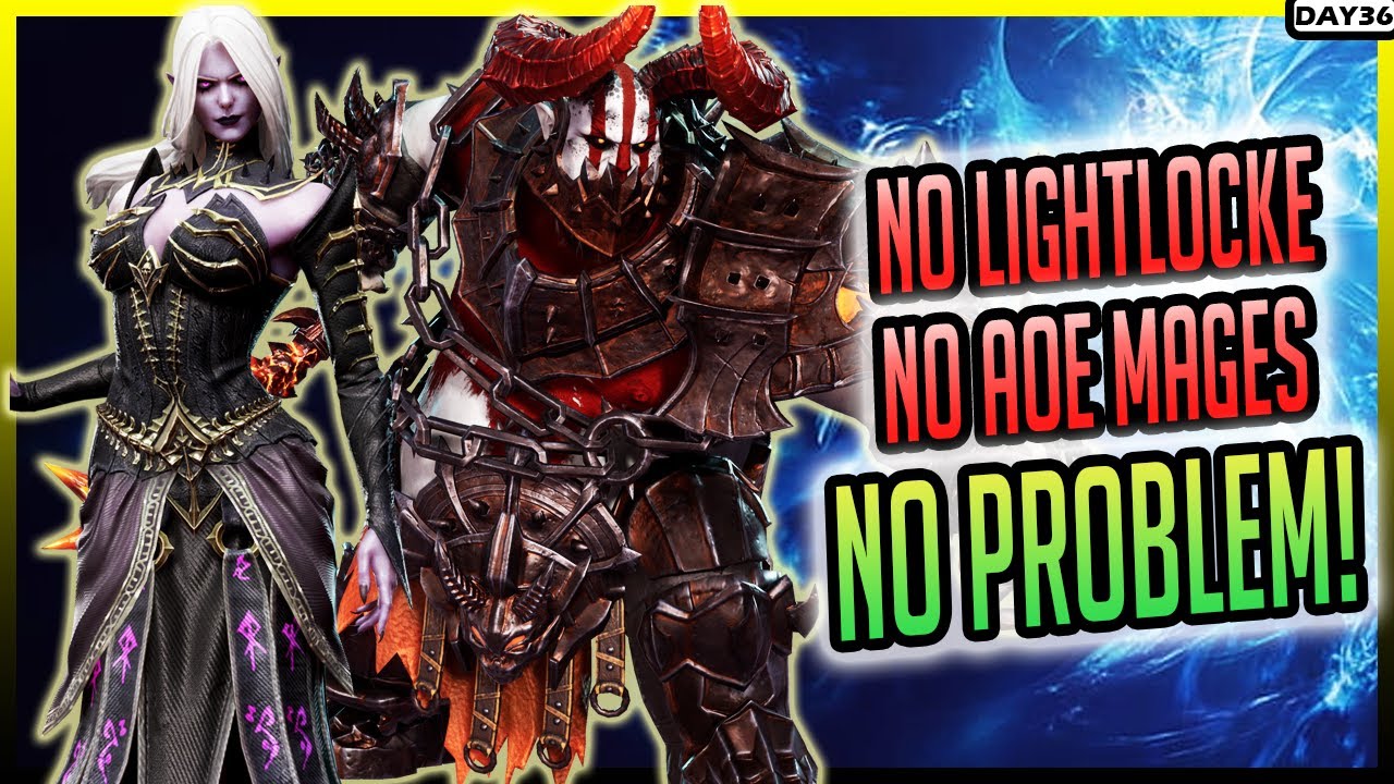 Beat Gear Raid 1-18 With This Free Comp #NoAOEMages #NoLightlocke ⁂ DAY 36 F2P ⁂ Watcher of Realms