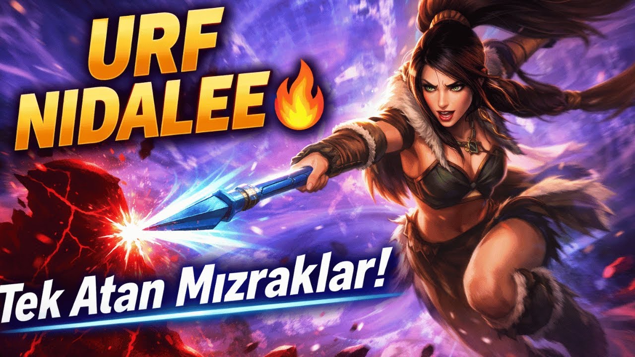 URF’ta Nidalee Terörü! Mızraklar Tek Atıyor 😱