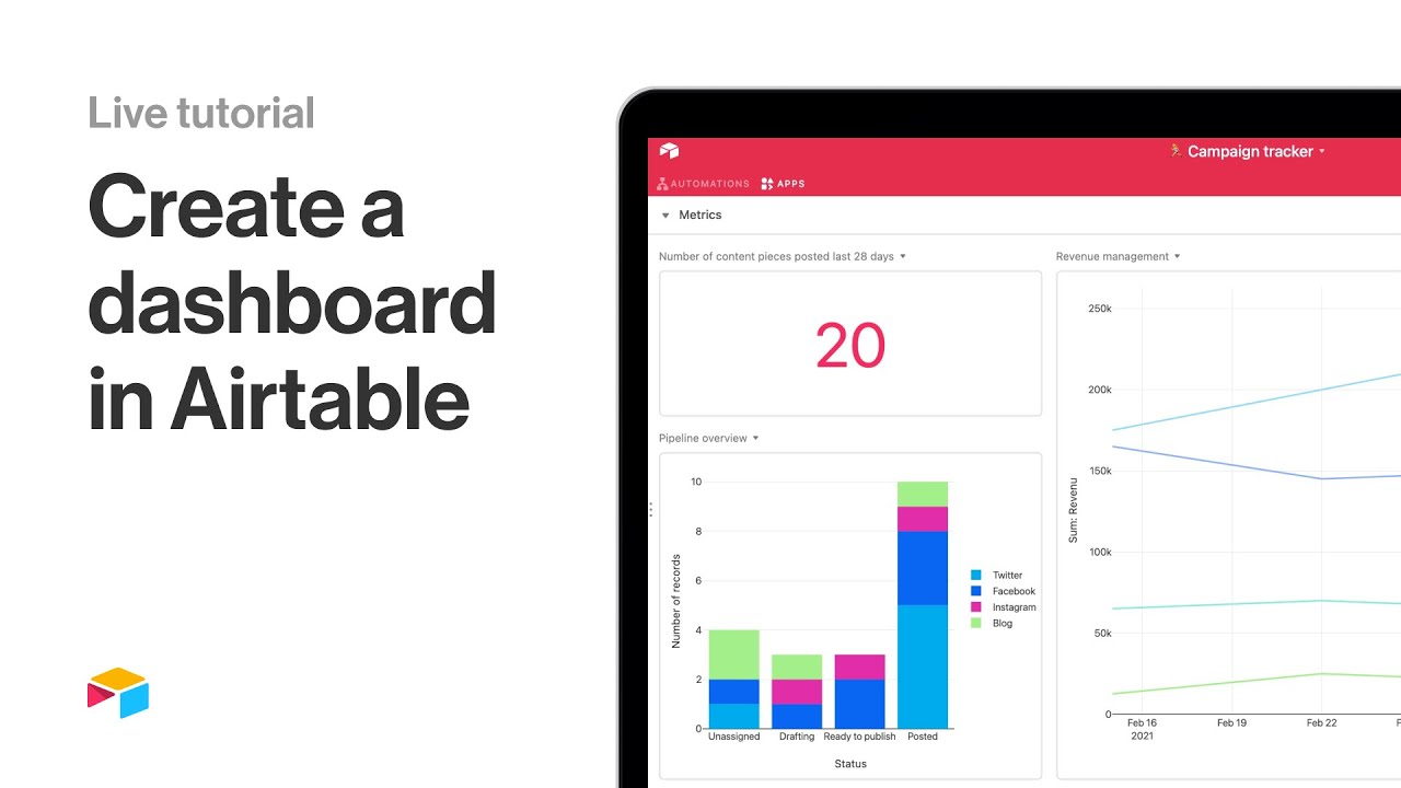 Как создать собственную панель управления в Airtable | Онлайн-руководство