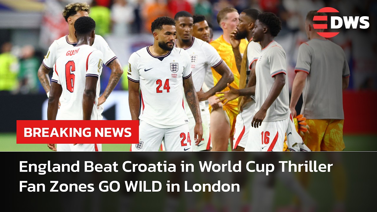 BREAKING: England Beat Croatia in FIFA World Cup Thriller | Fan Zones GO WILD in London | AD15