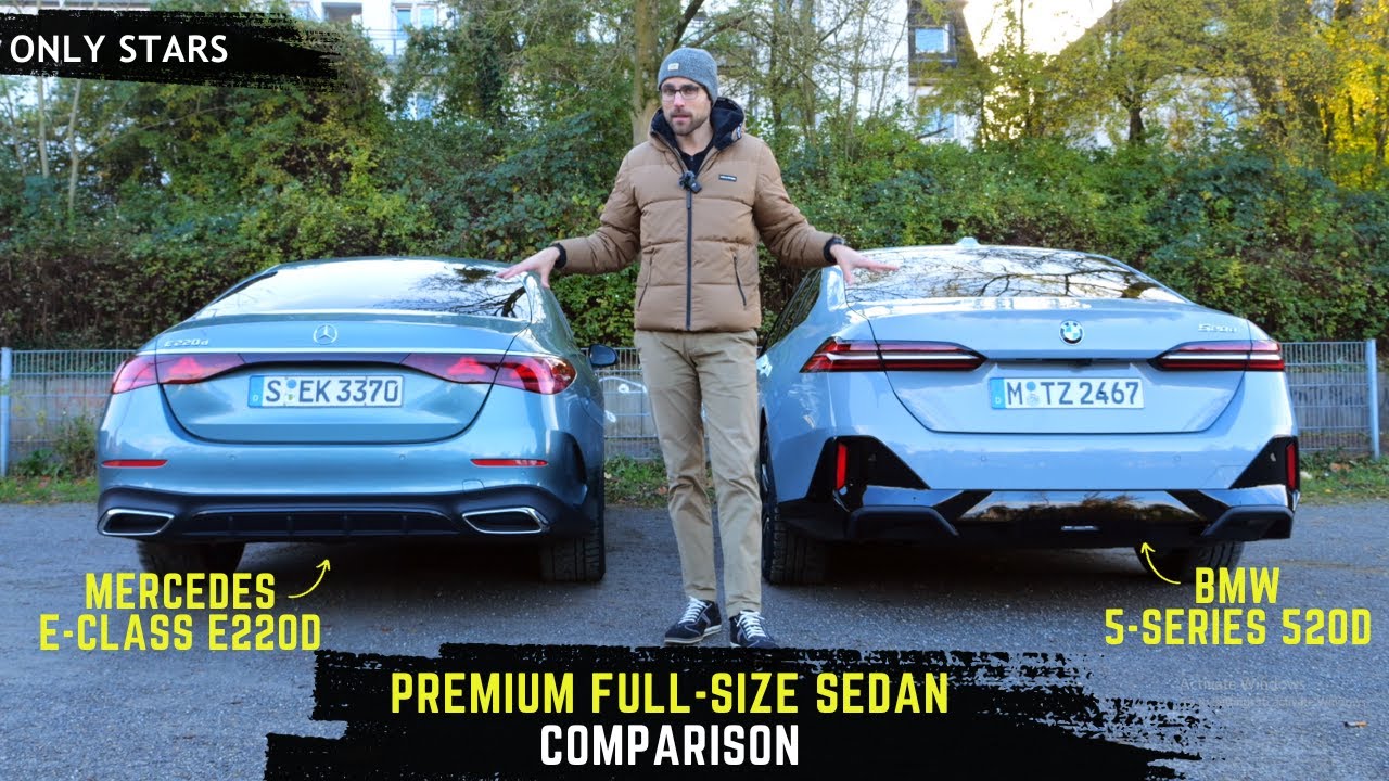 Mercedes E-Class E220D vs BMW 5-Series 520d