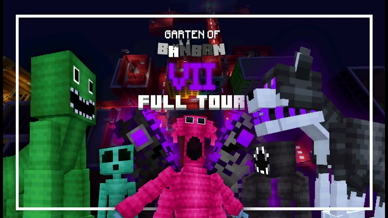 Garten Of Banban 7 Mc | Full tour Map | Download Coming soon.