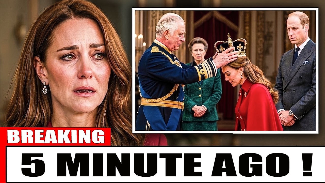 5 MIN AGO: King Charles's Last Public Act &mdash; Crowning Catherine As The Crown's New Leader