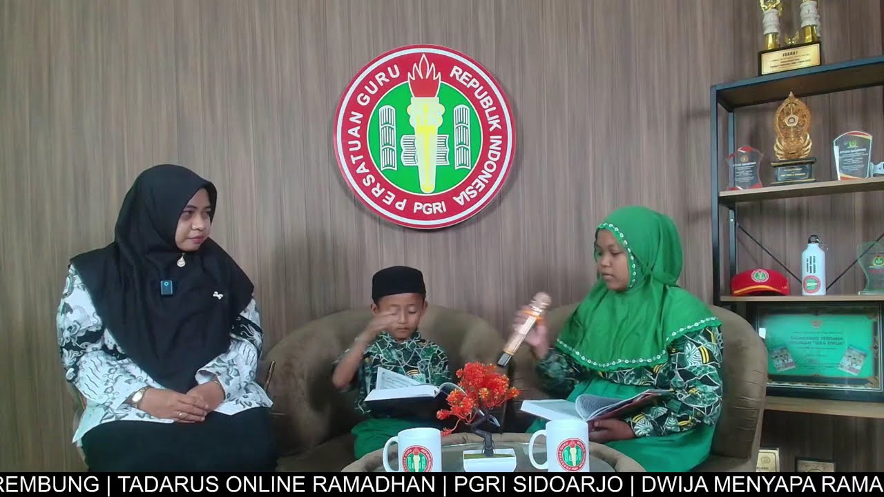 TADARUS ONLINE BERSAMA PGRI CABANG KREMBUNG  - SURAT AL LAIL DAN AD DUHA