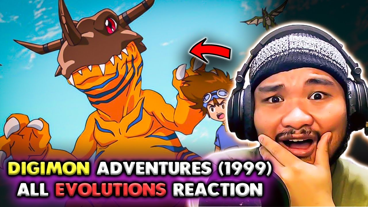 DIFFERENT THAN EXPECTED?! 🔥 Reacting to Digimon Adventures (1999) All Evolutions | ANIME REACTION
