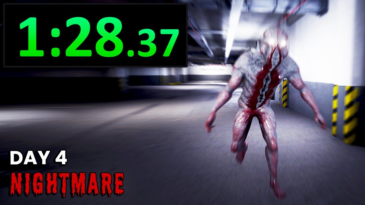 Escape The Backrooms Nightmare Speedruns for Sub 1h (Day 4)