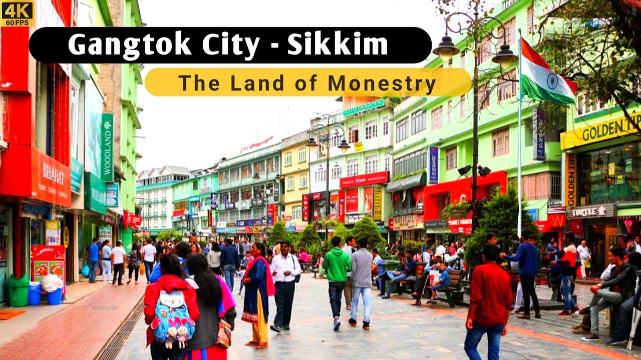 Gangtok City - Capital Of Sikkim |Gangtok City 4k Drone View 2023 | Gangtok City View and Fact