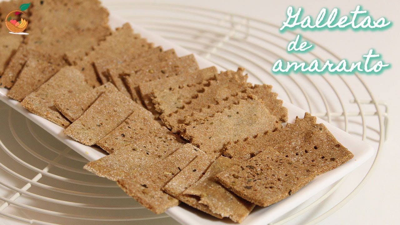 Galletitas Crujientes de Amaranto (Kiwicha) || Sin gluten ni lactosa 💚