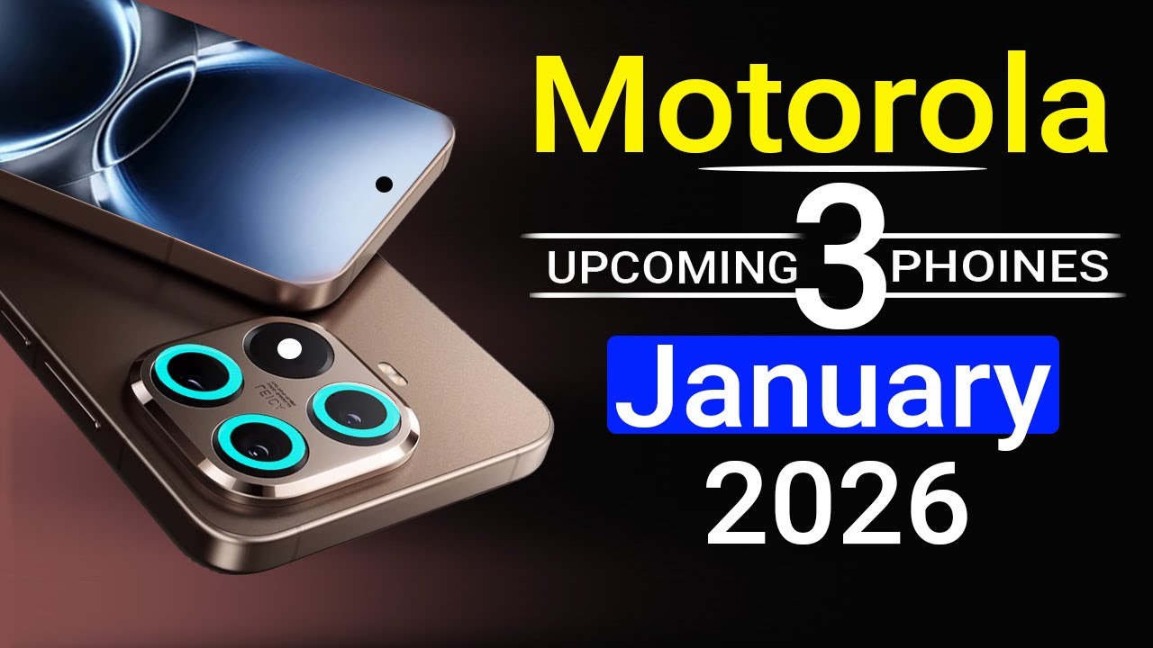 Топ-3 будущих мобильных телефонов Motorola в январе 2026 года! Цена и полные характеристики.