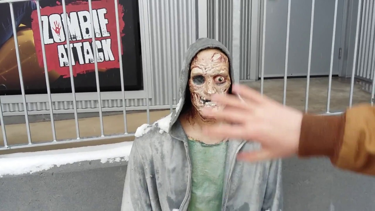 !!NEW!!  Zombie Attack on Clifton Hill Niagara Falls Canada inside and outside views