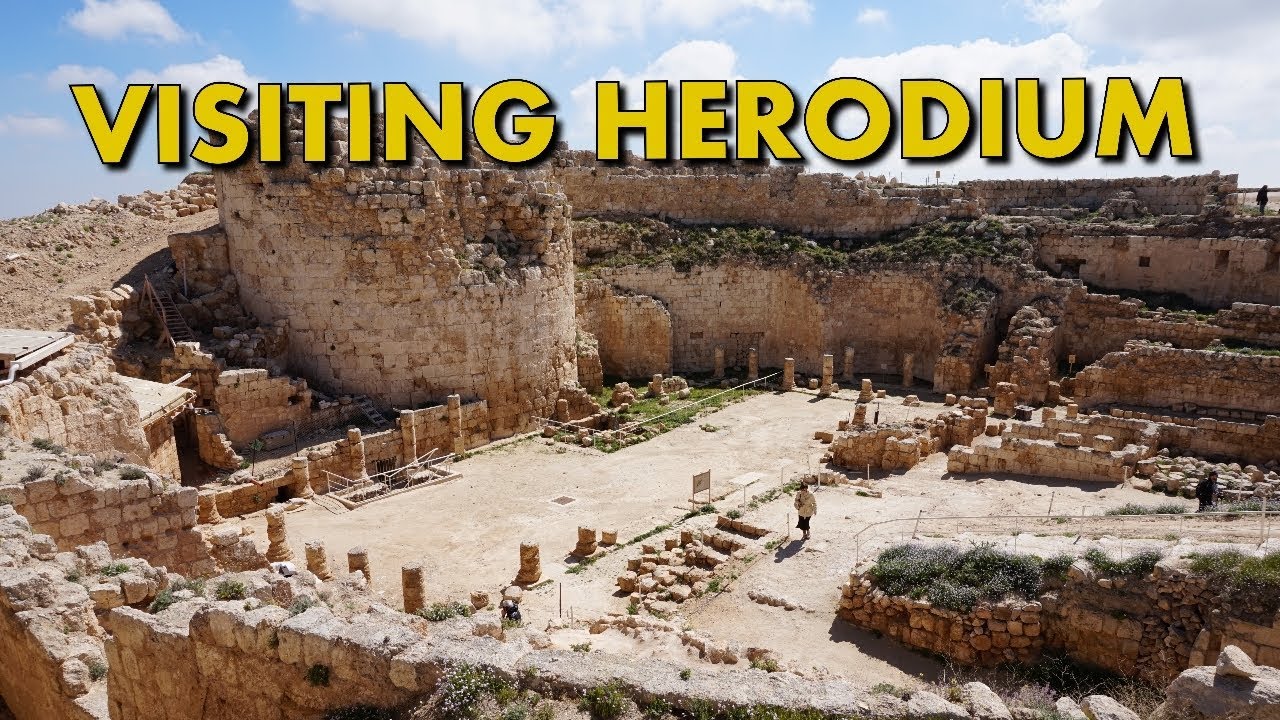 VISITING HERODIUM - Ruins of King Herod's Palace in Israel