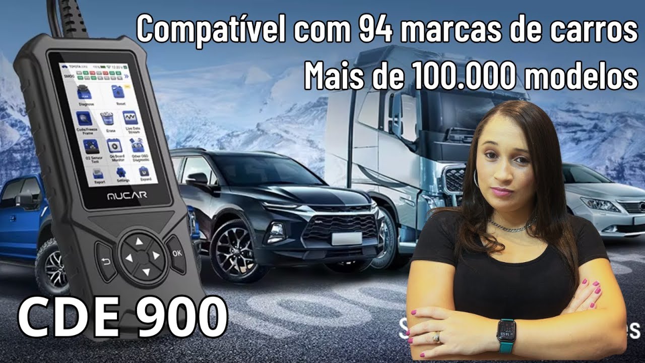 Scanner Automotivo Muccar CDE - 900 (O melhor custo benefício do mercado)