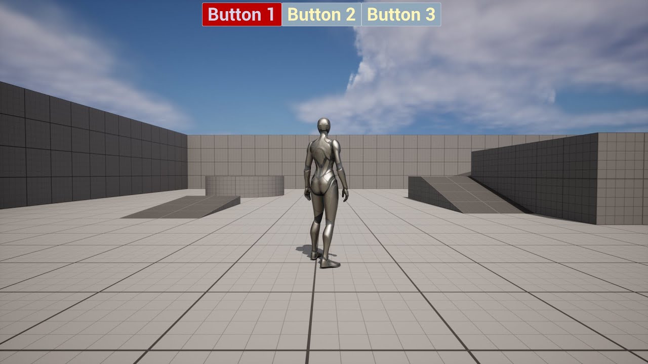 UE5 - Changing the active button colors in the widget - Subtitle