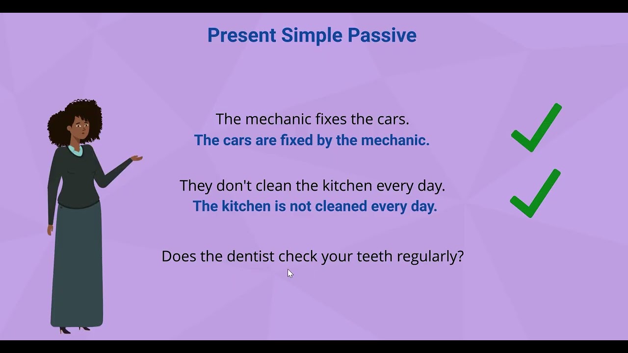 Present Simple Passive Practice التدريب الأول