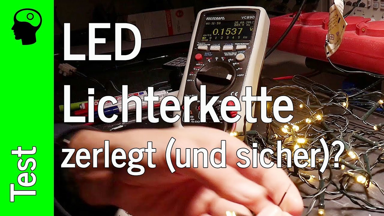 Noch eine LED Lichterkette:(Idena 80) - eine neue Variante! Diesmal sicher?