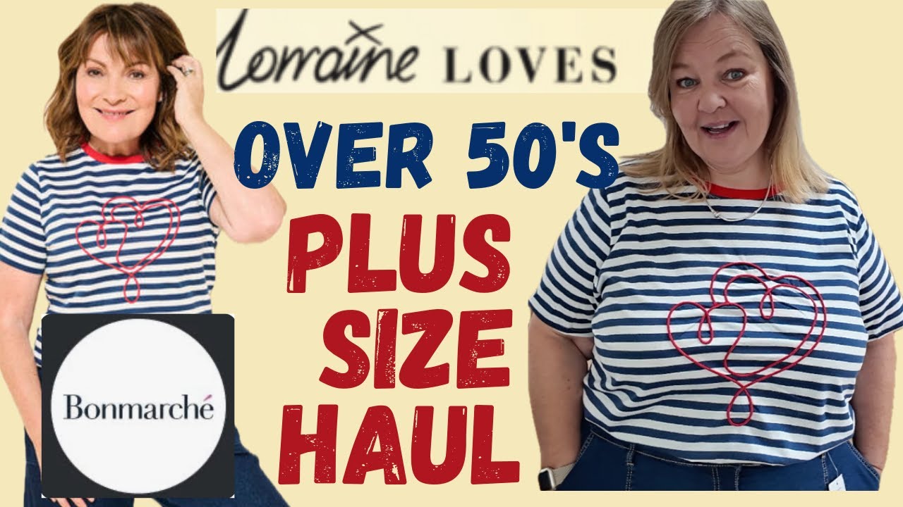 PLUS SIZE New in Autumn haul. Lorraine Loves at BON MARCHE for over 50's #fashionover50 #BONMARCHE
