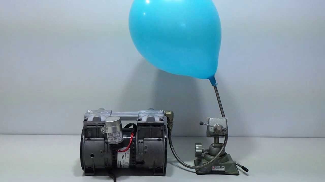 Thomas Vacuum Compressor Pump vs Little Blue Balloon