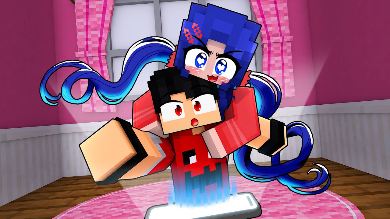 A NAMORADA YANDERE capturou o P3DRU no Minecraft