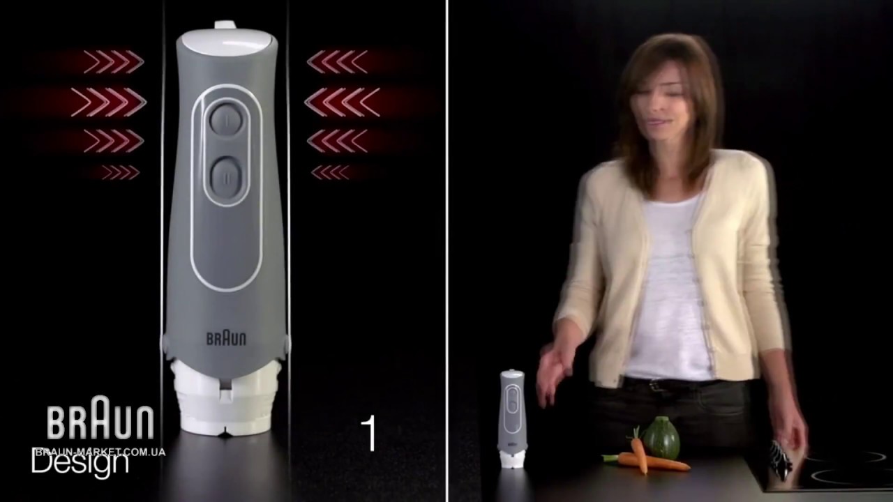 Блендер Braun MQ 500 - видео обзор