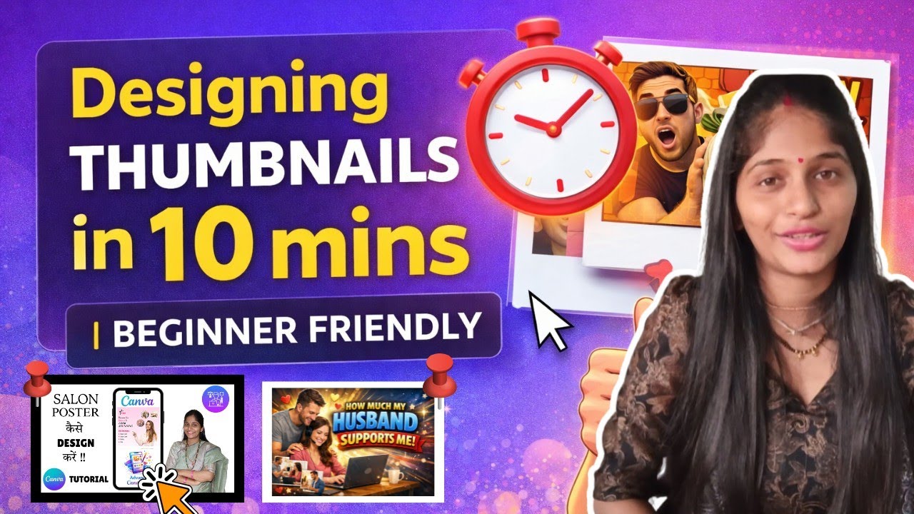 How to create eye-catching YouTube thumbnails in Canva | Step-by-step tutorial #thumbnailtutorial