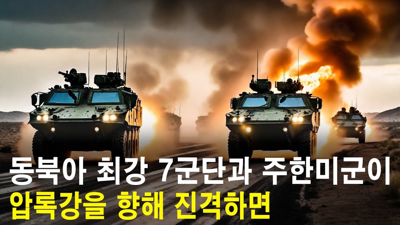 《세계대전 시리즈 Ep.34》한미연합이 압록강을 향해 진격하면 벌어지는 일! 한반도에 투입된 중국군 격멸작전! 중국군 북부전구 vs 수도기계화보병사단 & 주한미군 제2보병사단!