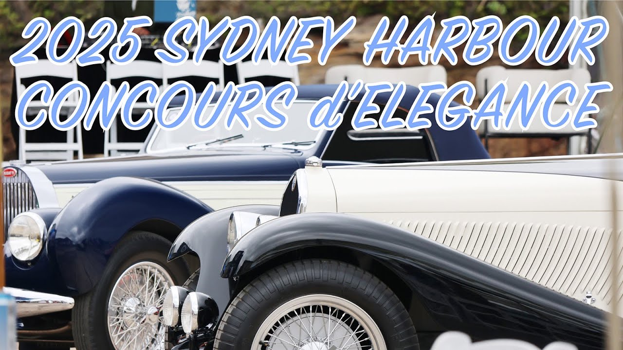 2025 Sydney Harbour Concours d'Elegance walkthrough