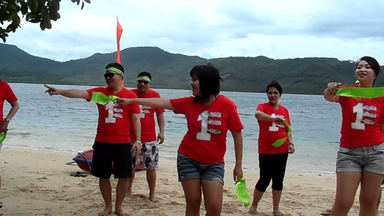 IT'S MORE FUN IN THE PHILIPPINES-  TEAM BUILDING CHEERING COMPETITION! (THE RED TEAM)