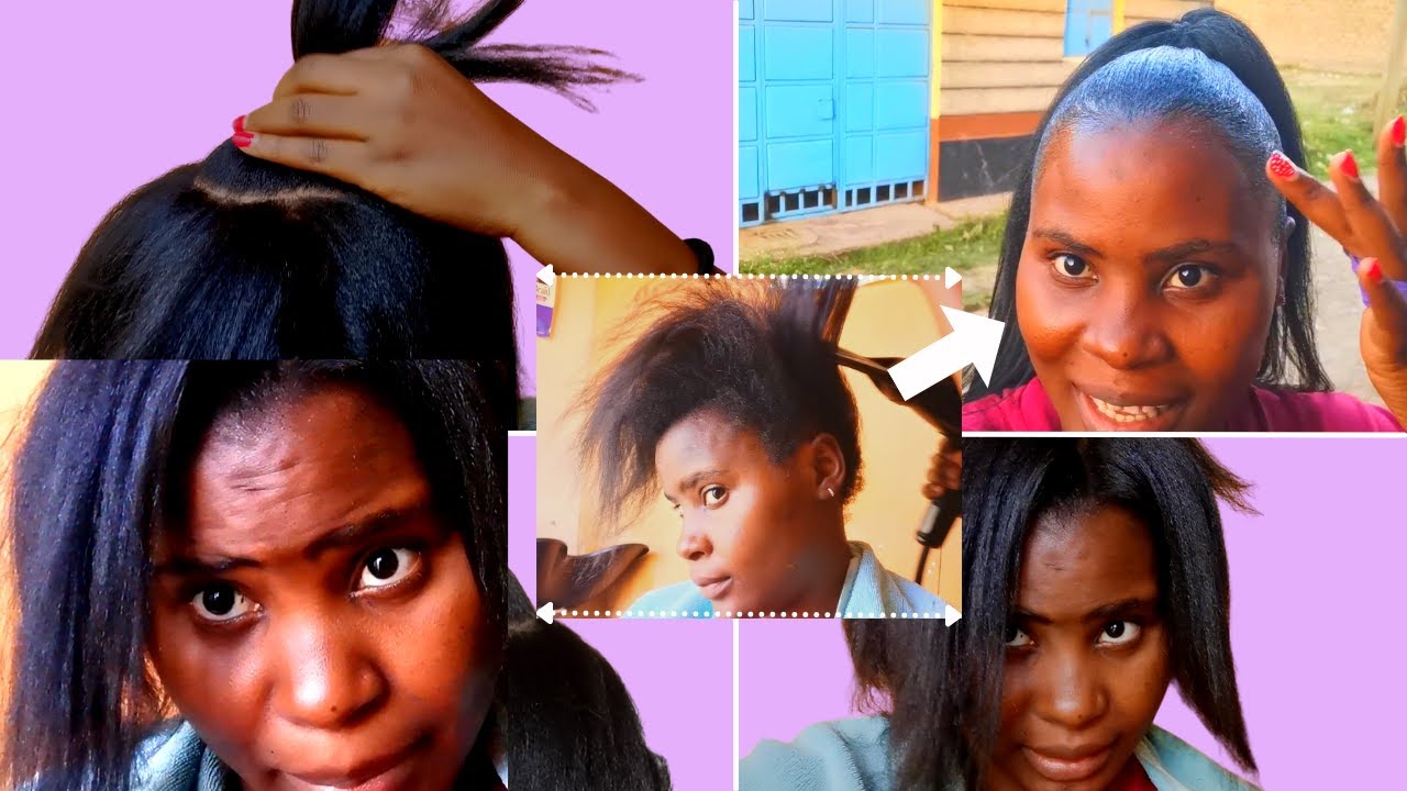 African Village Life!! Traditional Village Hair Maintenance /Hair Straighteners Day 7