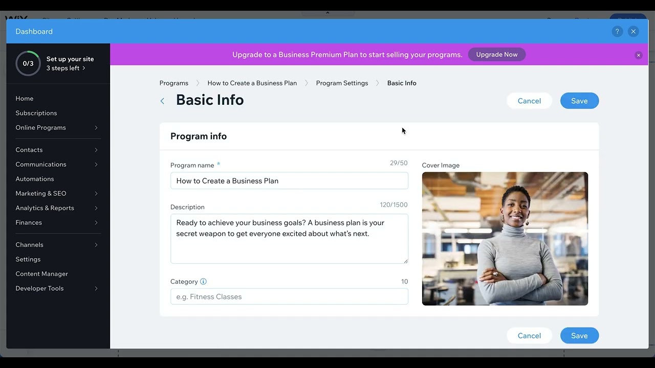 How to build online courses on Wix website (by introducing the new Wix feature -Online Programs)