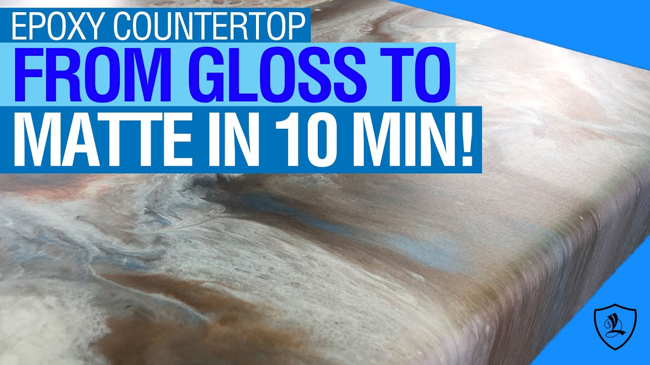 How To Get A Matte Finish On Your Countertops | Easy DIY