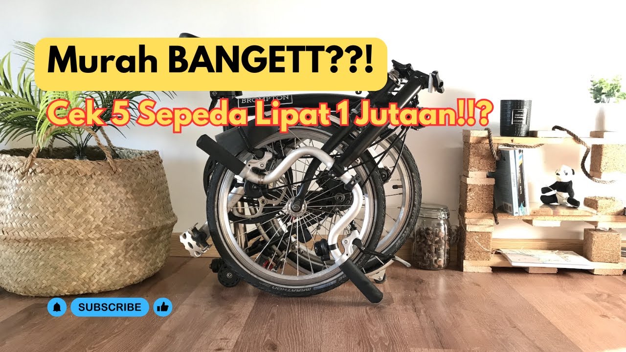 MURAH BANGET?! 5 Sepeda Lipat Cuma 1 JUTAAN Terlaris