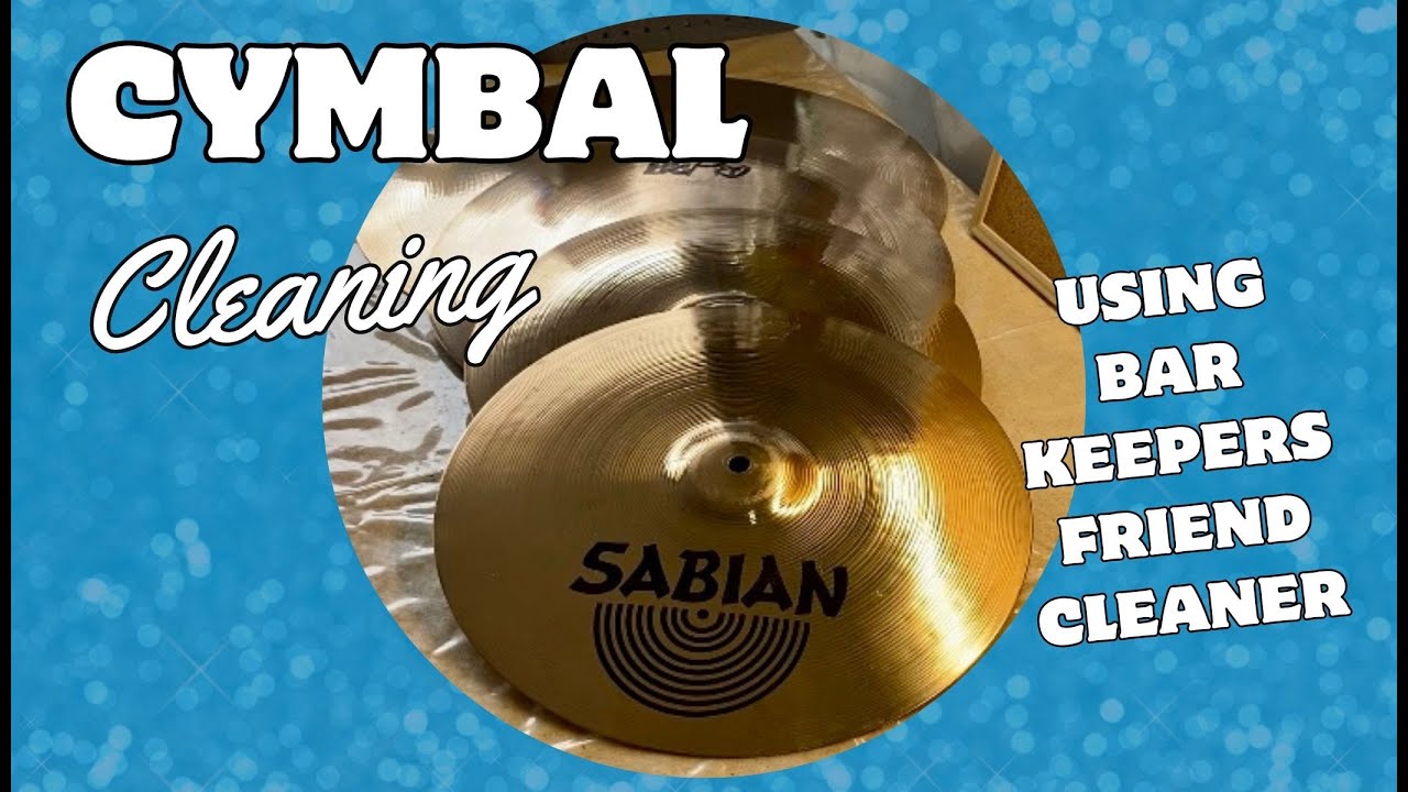 Cymbal Cleaning with Bar-Keeper's Friend Cleanser