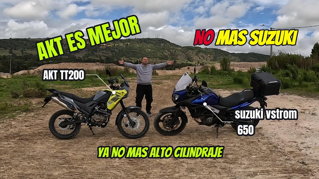 AKT es mejor que Suzuki | adios Vstrom 650, Hola TT200