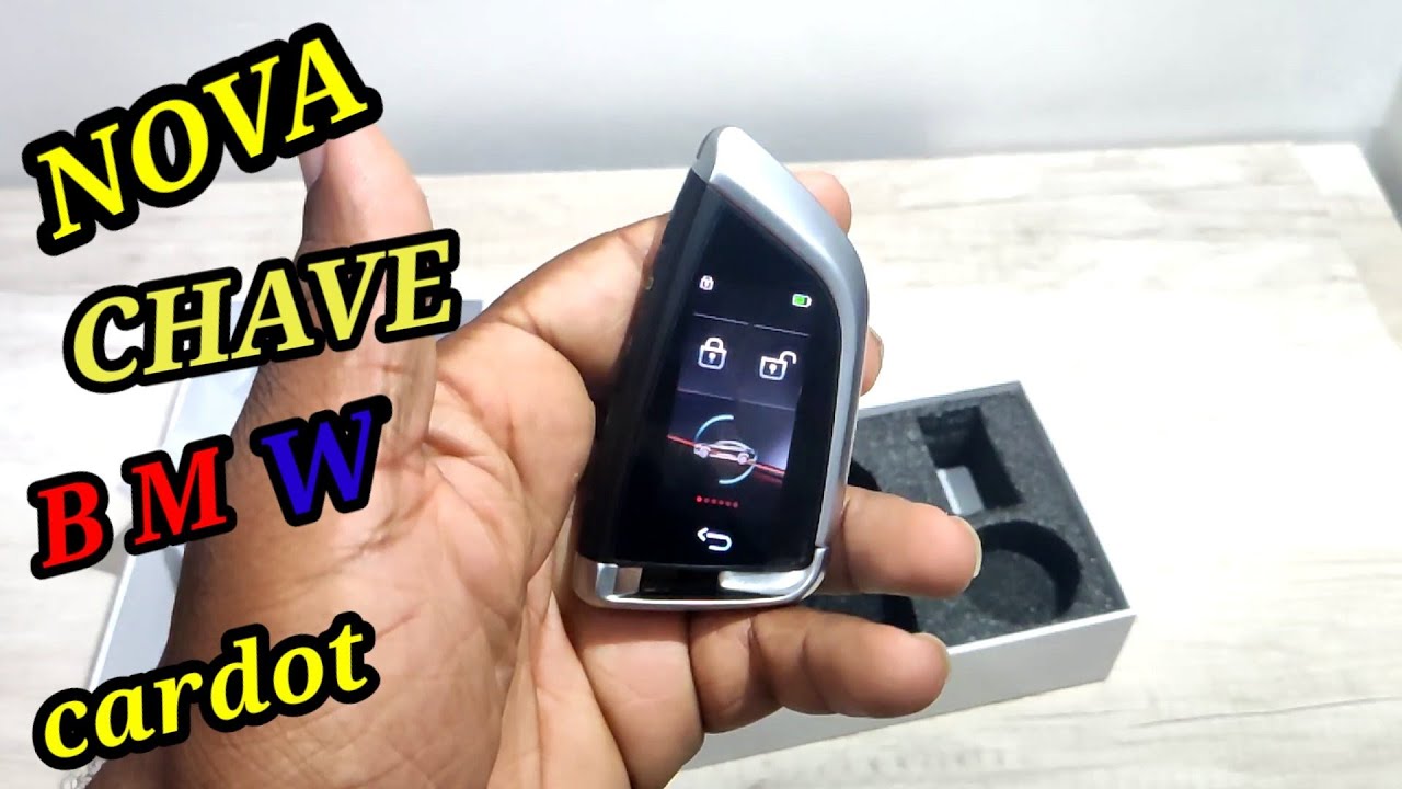 NOVA CHAVE LCD BMW CARDOT